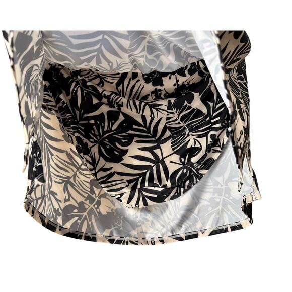 NWT Lane Bryant Swim Skirt Size 20 Brown Cream Plus Size Swim - Picture 7 of 13